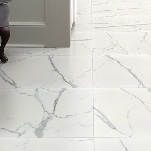 White tile from Luce Brothers Floor Covering in Marlboro, MA
